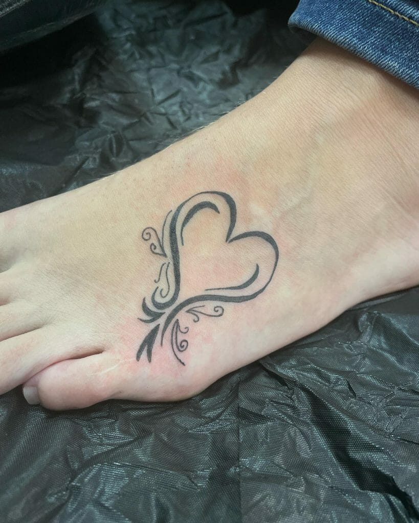 Heart Outline Tattoo Drawing