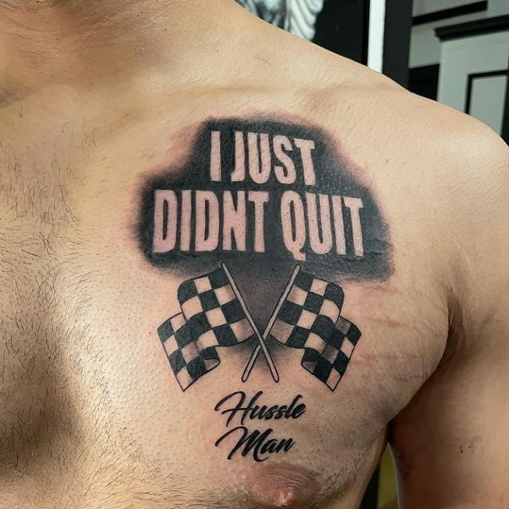 Hussle Man Tattoo