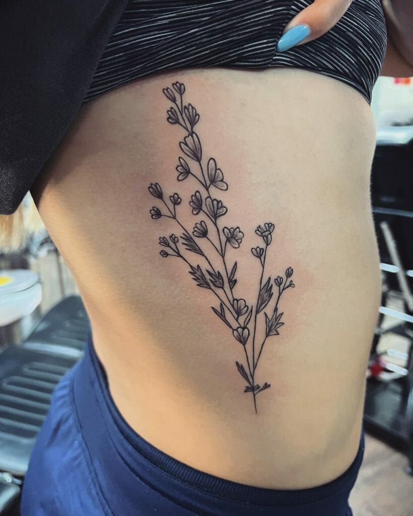 Larkspur Tattoos That Are Easy To Place Anywhere