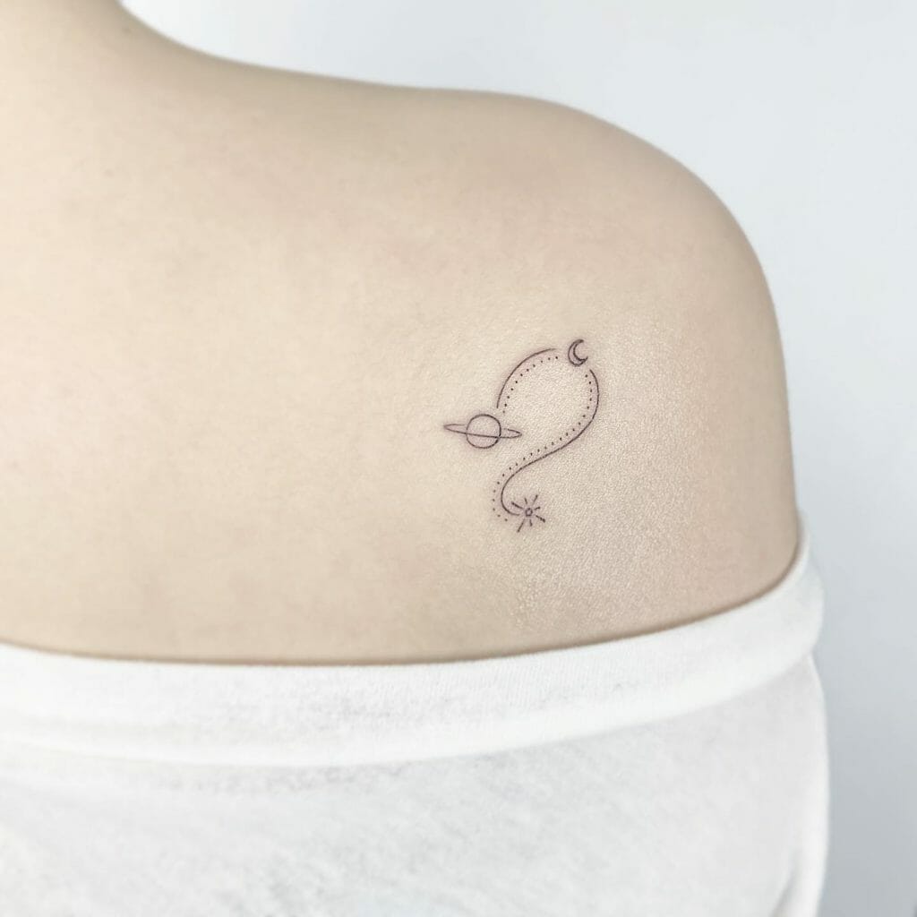 Leo Zodiac Sign Tattoo Ideas On The Shoulder