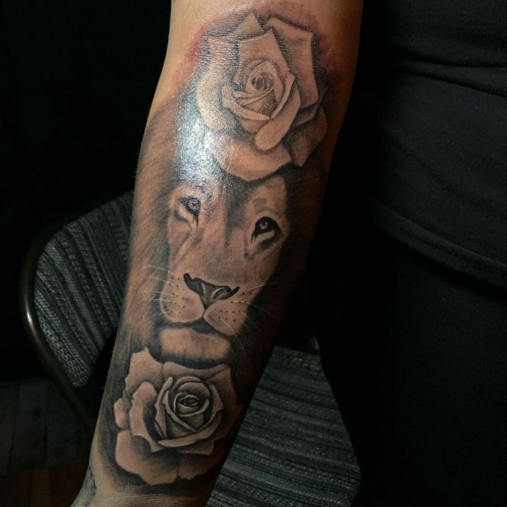 Lion Sleeve Tattoos