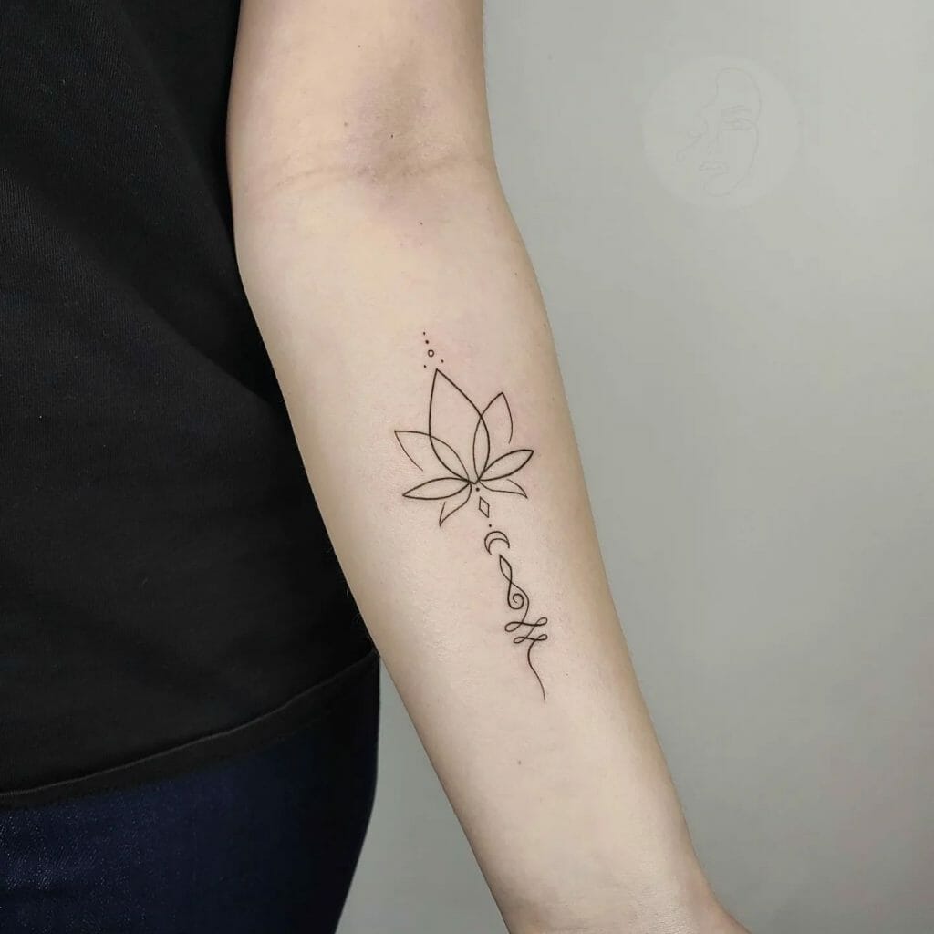 Lotus Flower Tattoo Design As New Beginnings Symbol Tattoo