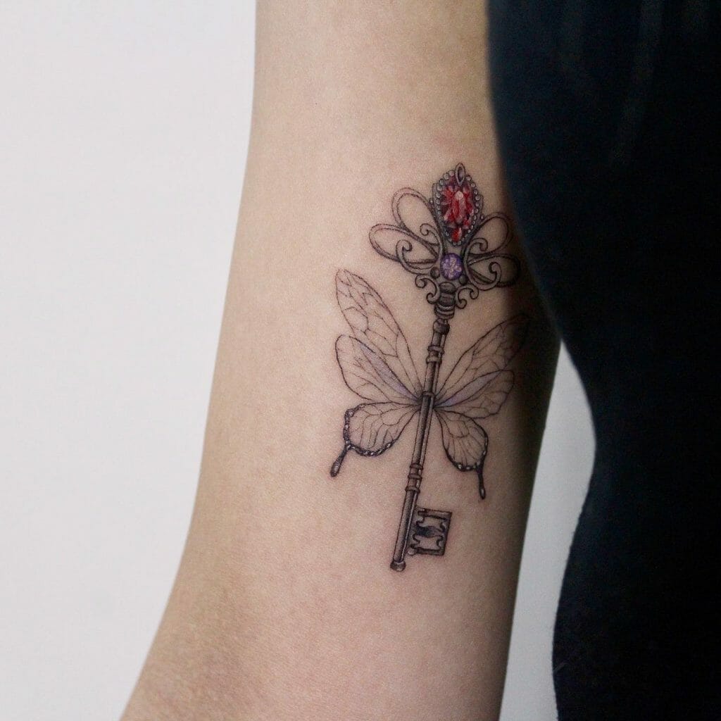Love Key Tattoo Ideas
