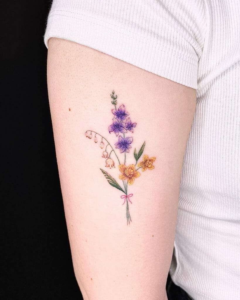 Lovely Daffodil Tattoo Ideas For New Beginnings