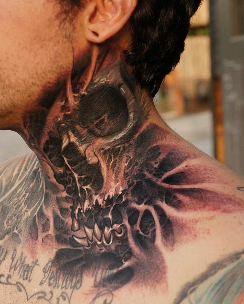 101 Best Male Throat Tattoo Ideas That Will Blow Your Mind! - Outsons