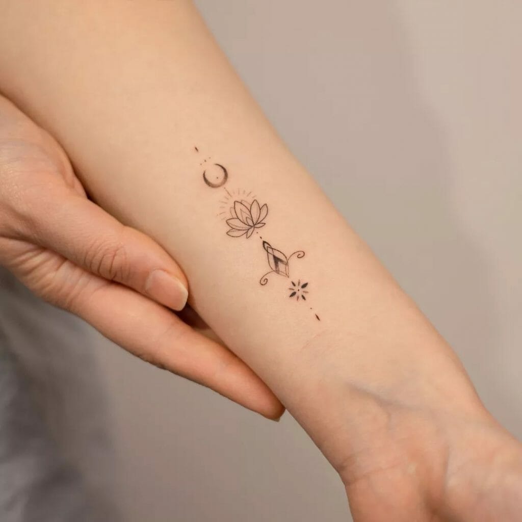 Meaningful Female Strength Symbol Tattoo
