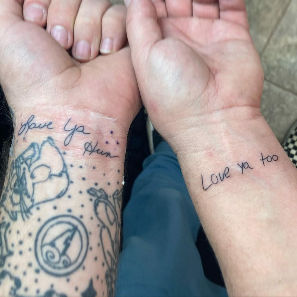 Meaningful Mother-Son Tattoos