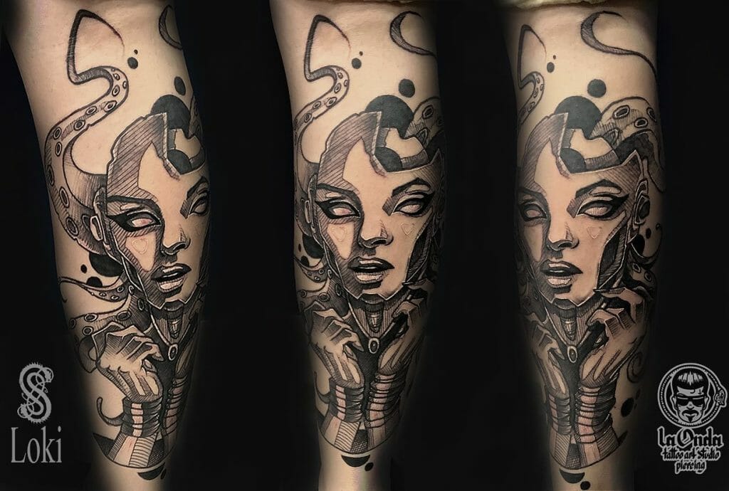 Medusa Sleeve Tattoo
