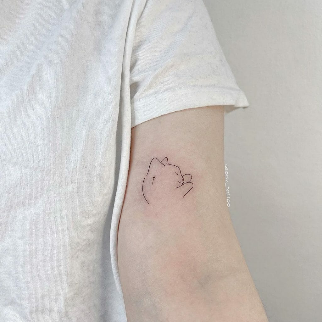 101 Best Minimalist Small Cat Tattoo Ideas That Will Blow Your Mind! -  Outsons