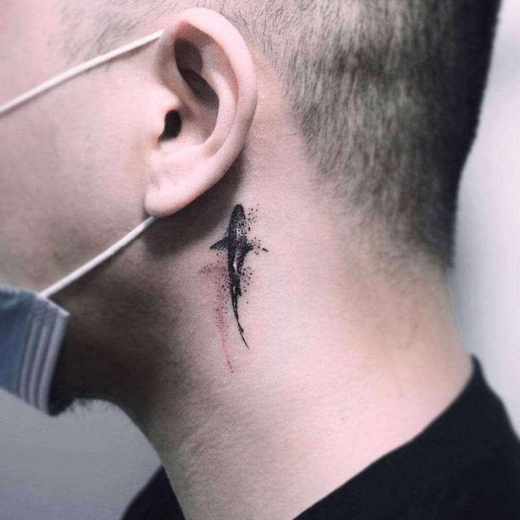 Minimalistic Behind The Ear Tattoos