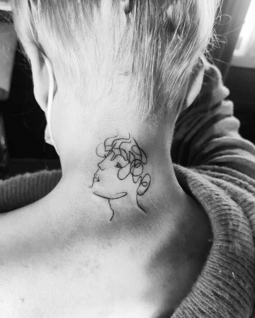 Neck Tattoo Drawings