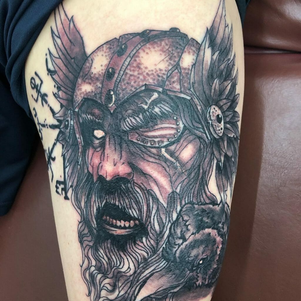 Odin And The Raven Tattoo