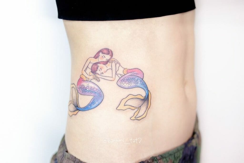 Pisces Mermaid Tattoo