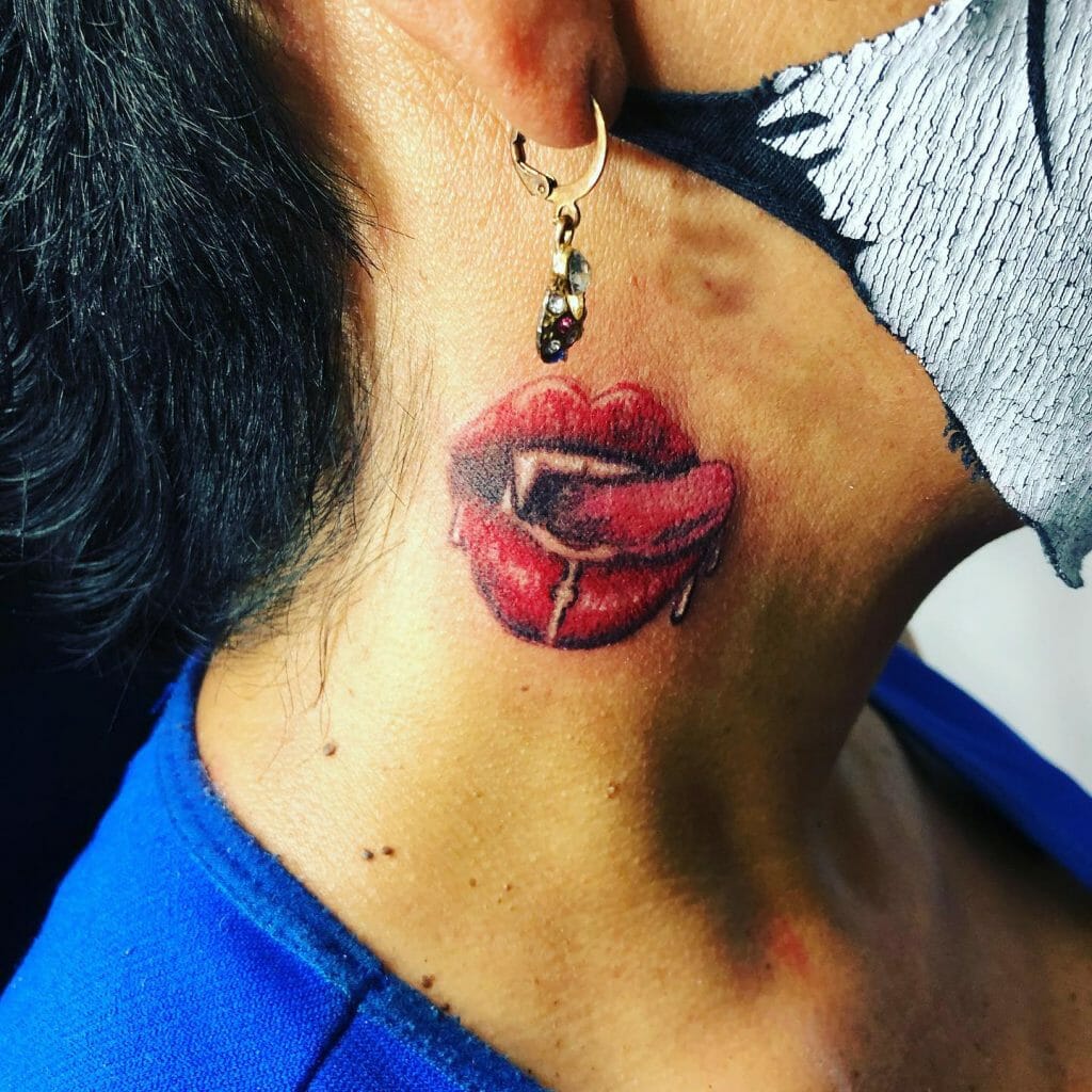 Playful Lip Tattoos