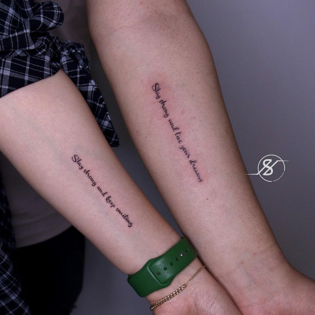 Quote Tattoo Design For Couples