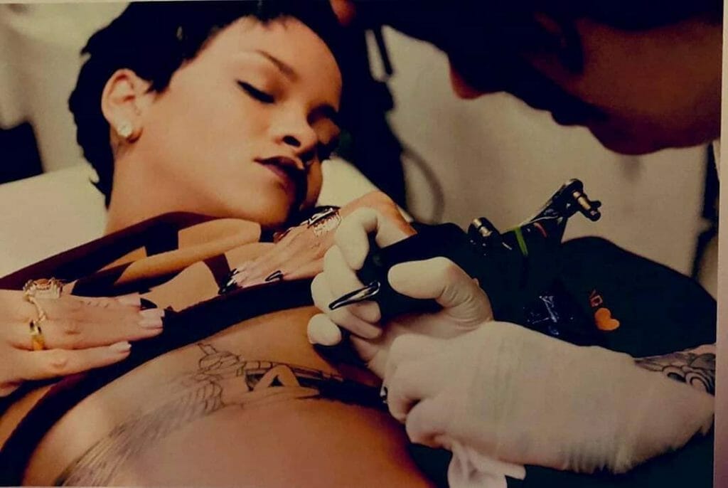 Rihanna Isis Tattoo