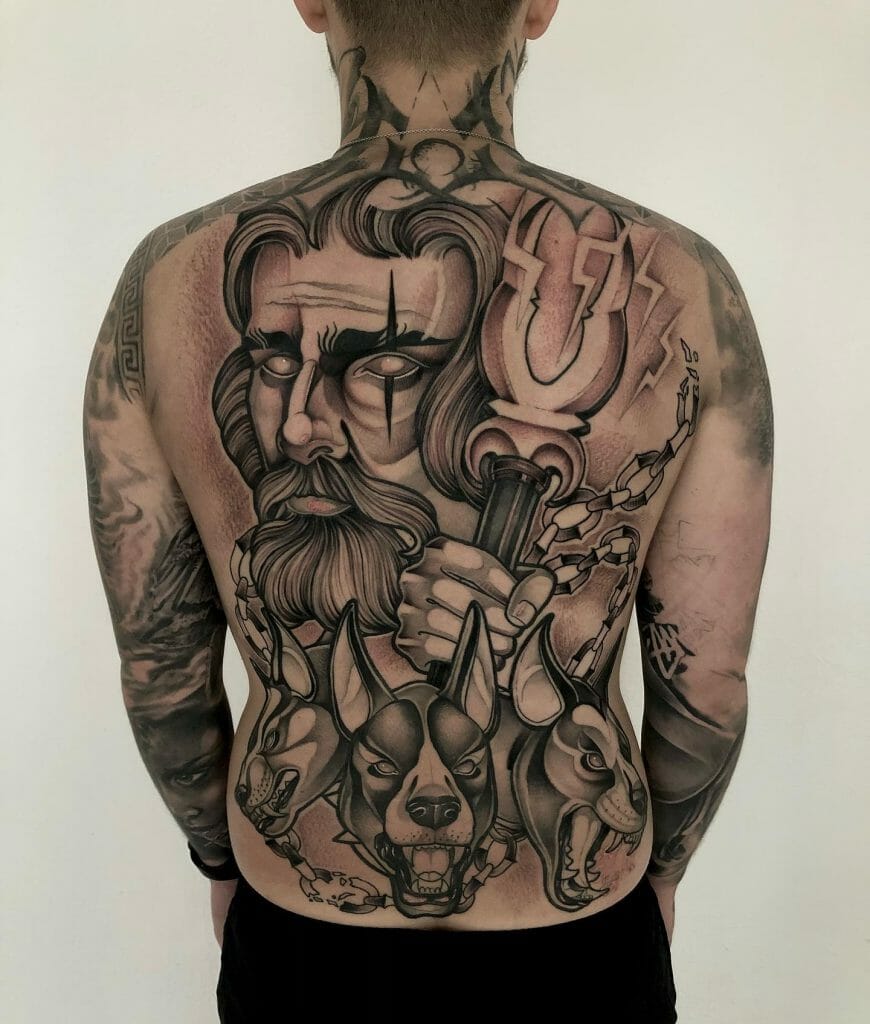 Roman God Of Death Tattoo