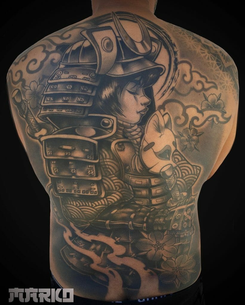Samurai In The Making Tattoo