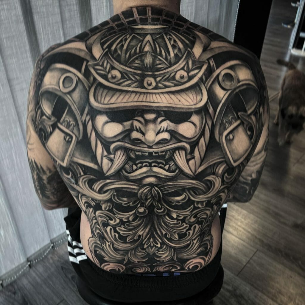 Samurai Tattoo Back