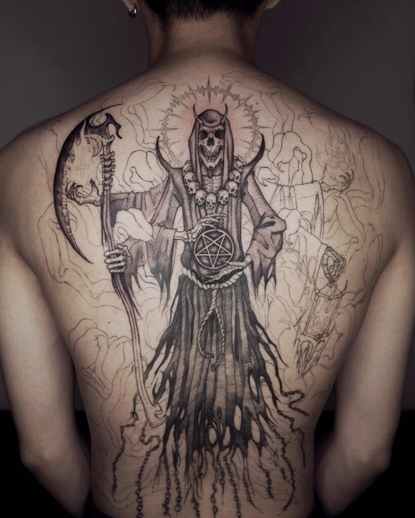 Scariest Grim Reaper Tattoos