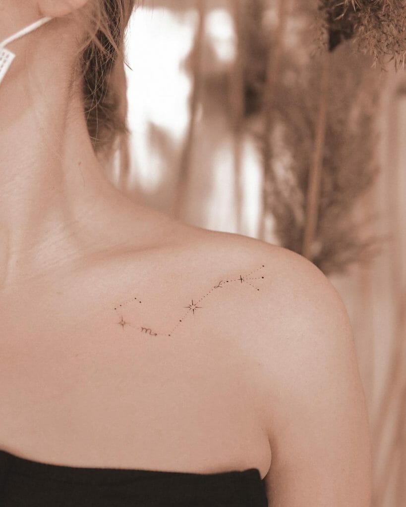 Scorpio Constellation Tattoo