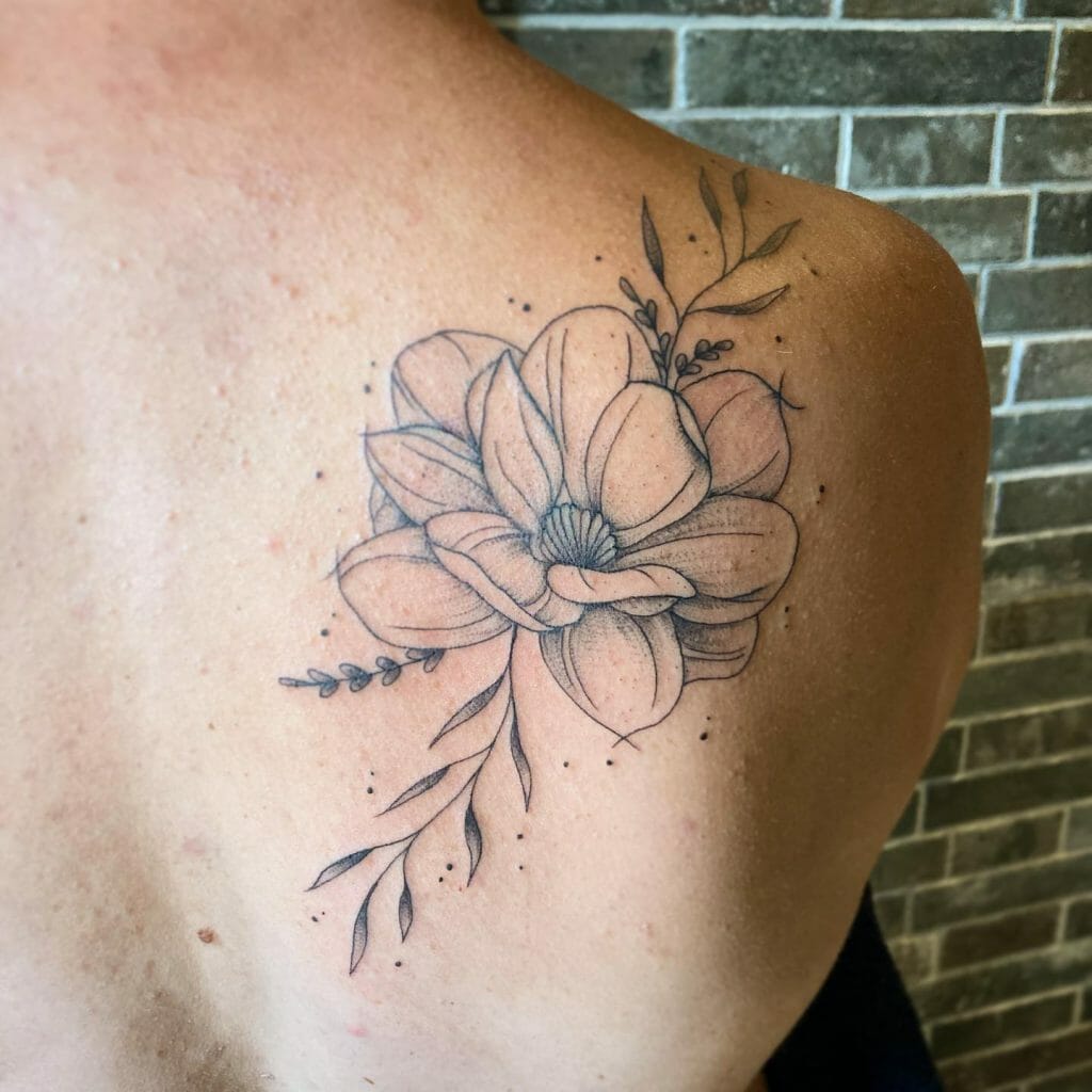 Simple Back Tattoos For Women