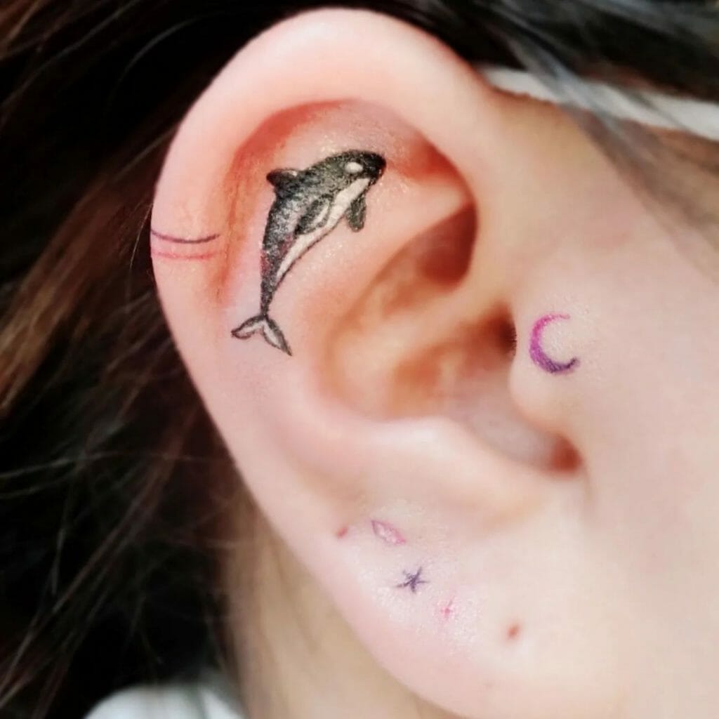 Simple Dolphin Tattoo Designs That Are Easy To Place Anywhere
