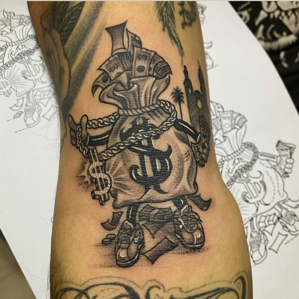 75 Best Money Tattoo Designs  Meanings  Get It All 2019