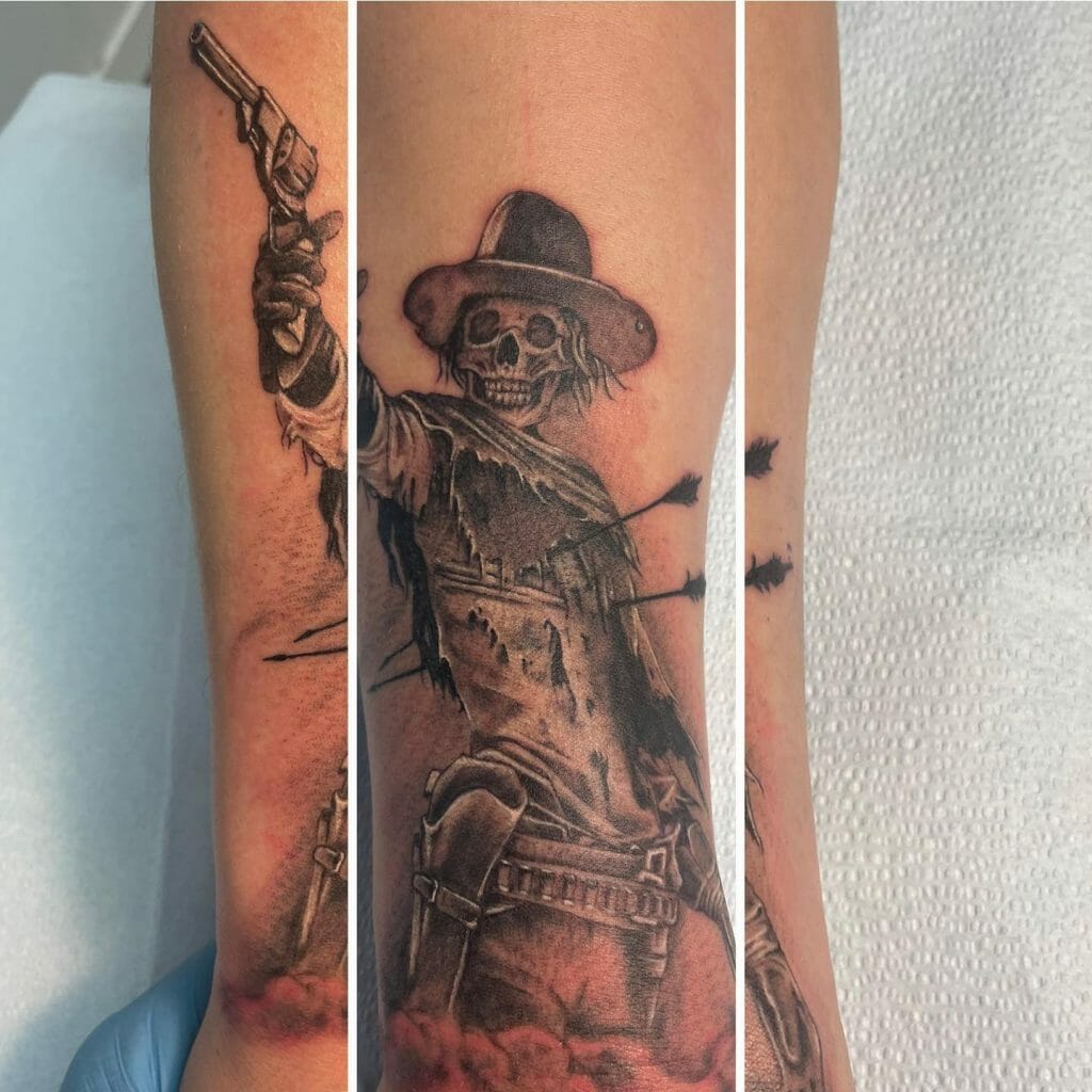 Skeleton Cowboy Tattoo
