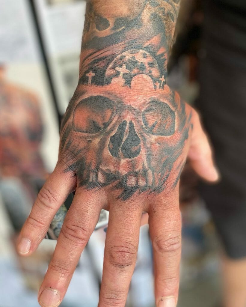 Skull Art Tattoo Design