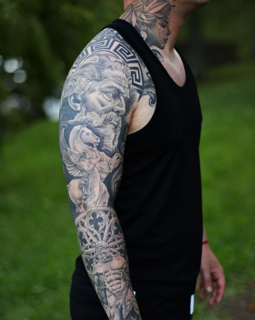 Sleeve Zeus Tattoo