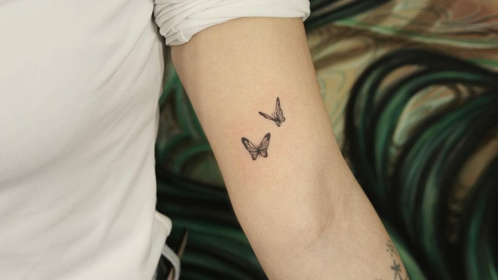 Small Butterfly Hand Tattoo ideas