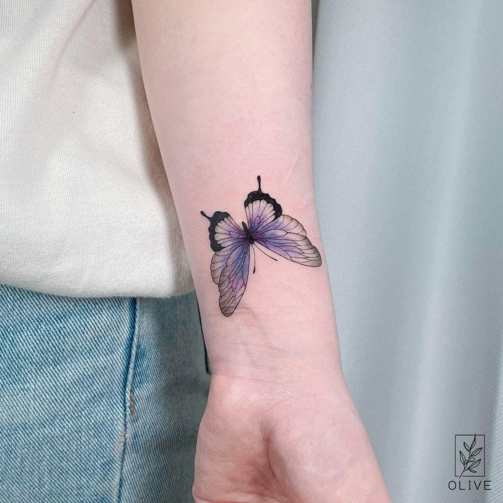 Soothing Butterfly Tattoo
