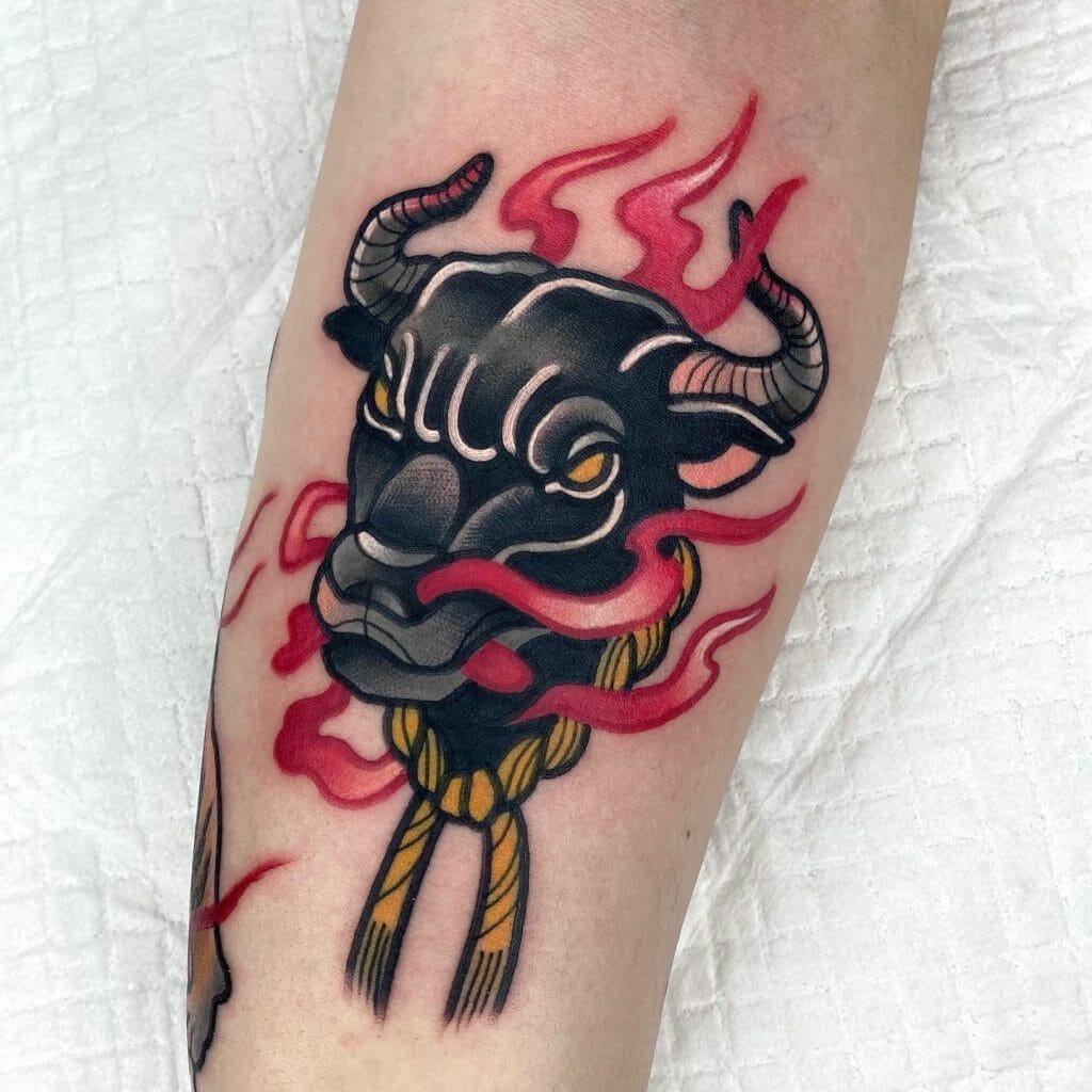 Spanish Bull Tattoo