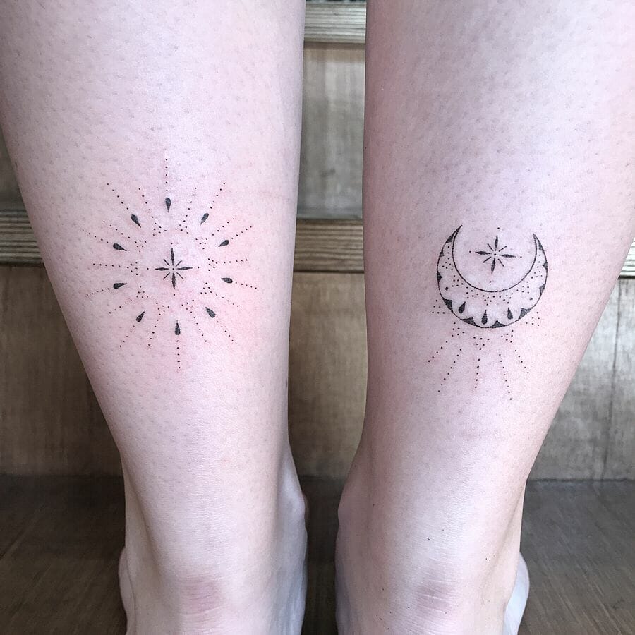 Sun And Moon Tattoo Ideas For Women