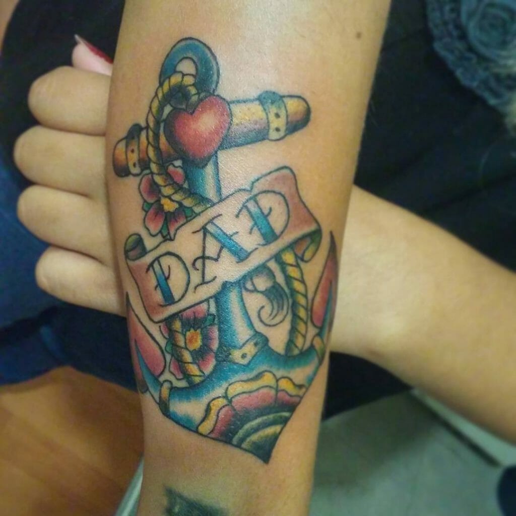 Tattoo Of The Traditional Anchor
