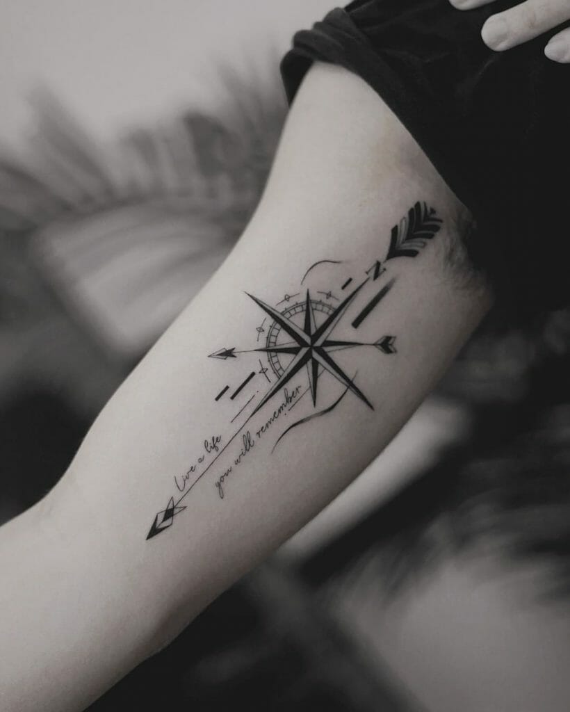 The Arrow Compass Tattoo