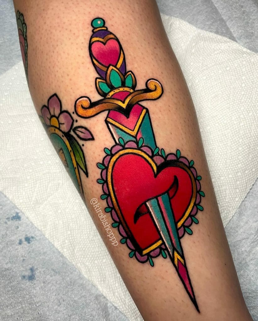 The Dagger In The Heart Tattoo