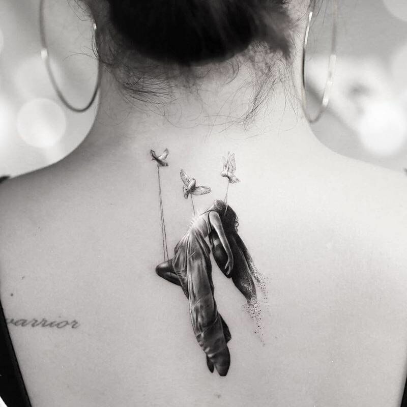 The Fallen Angel Tattoo