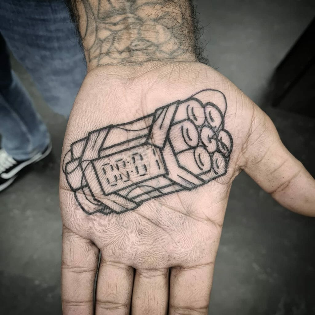 The Hand Time Bomb Tattoo