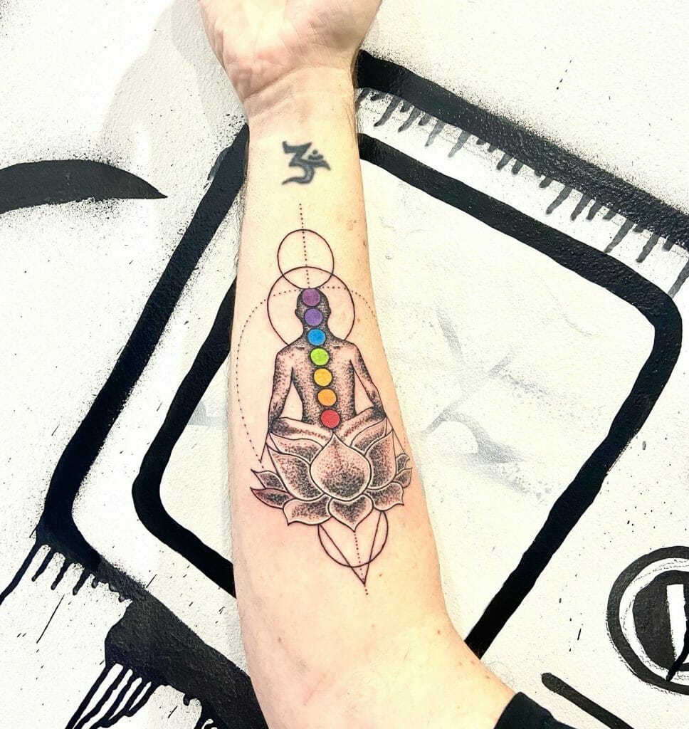 The Human With The Chakra Tattoos