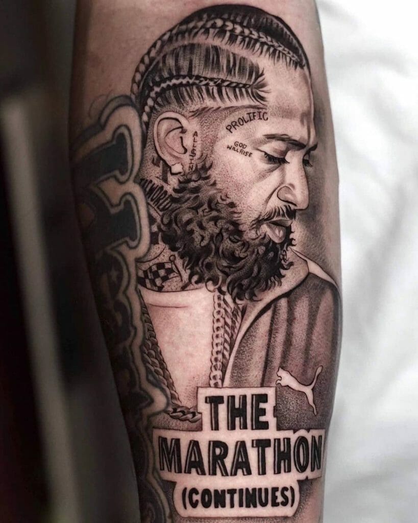 The Marathon Continues Tattoo