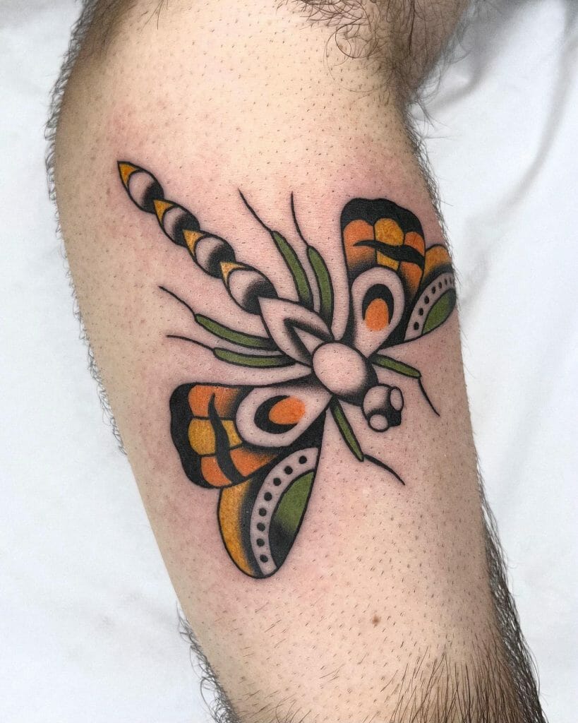 Tribal Dragonfly Tattoos
