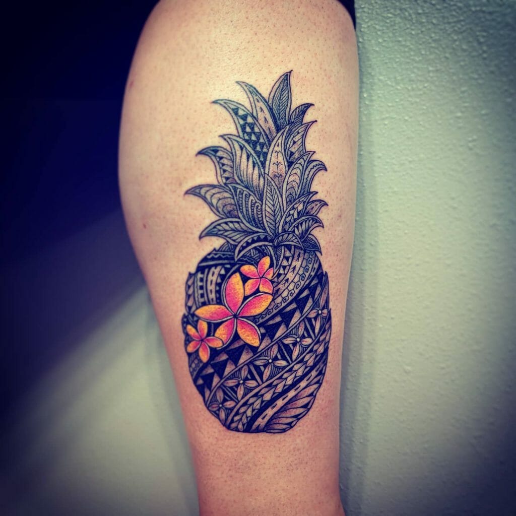 Tribal Pineapple Tattoo