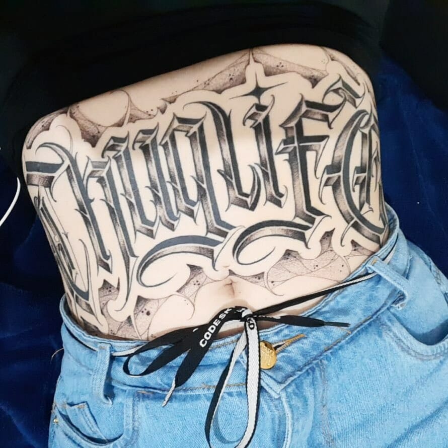 Tupac Shakur's Most Iconic Thug Life Tattoo