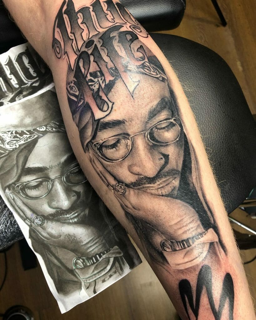 Tupac Thug Life Tattoo