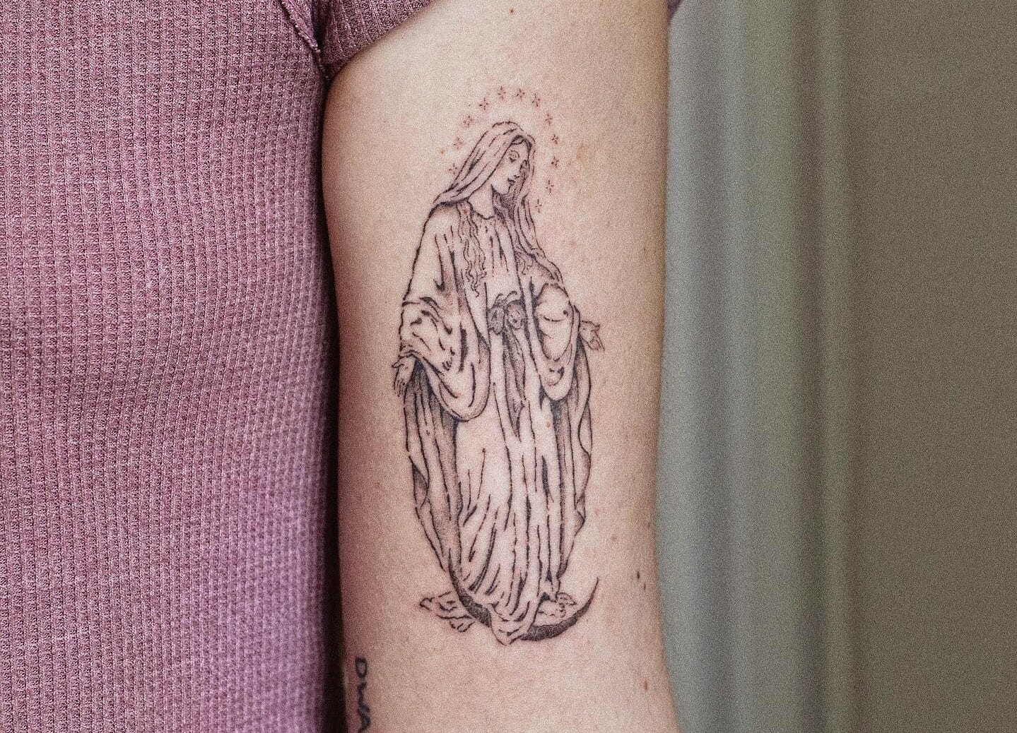 10 Virgin Mary Tattoo Forearm Ideas That Will Blow Your Mind! | Outsons | Men's Fashion Tips And Style Guides