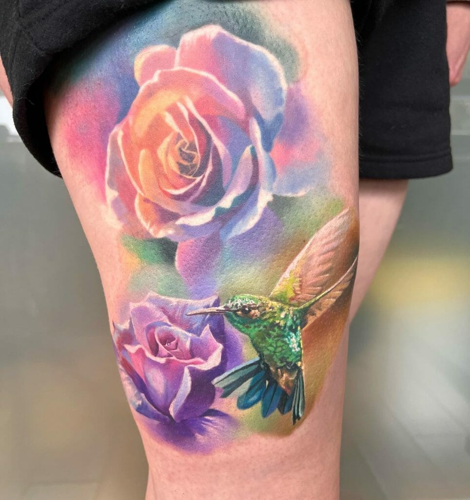 Watercolour Rose Tattoo ideas