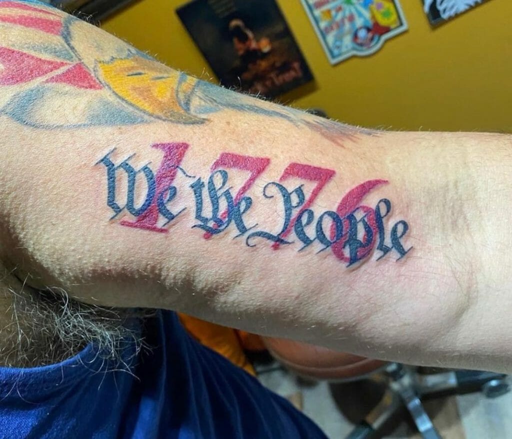 We The People Historical Tattoo
