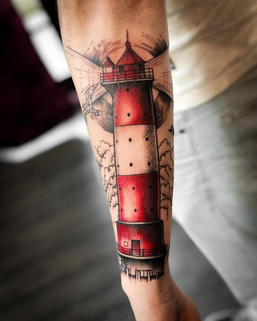 Wonderful Lighthouse Tattoo Ideas For The Lower Half Of Your Arm